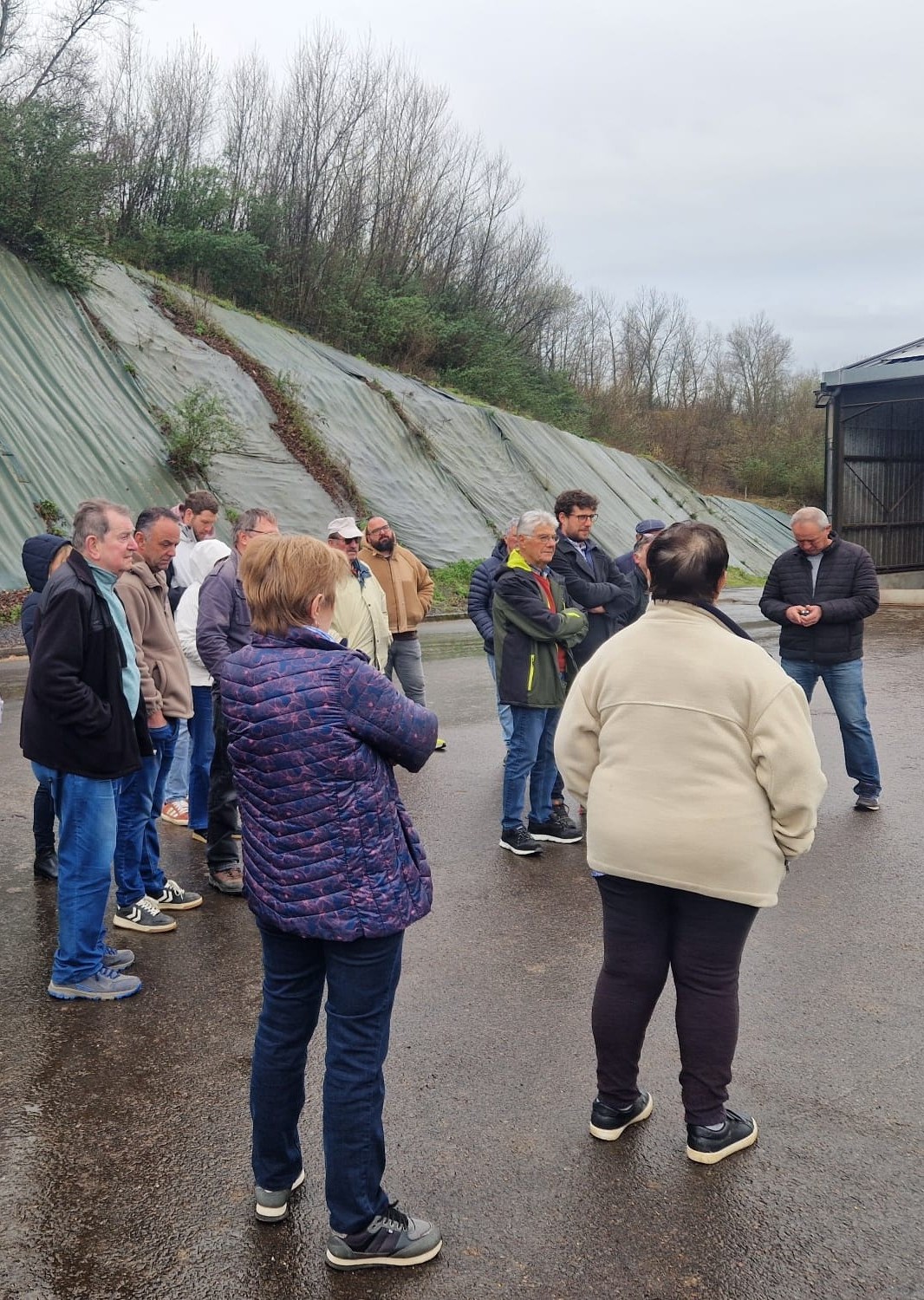 Visite du méthaniseur Méthajoss à Orin
